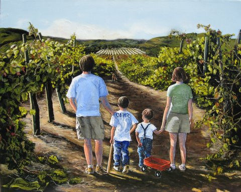 On Their Way Home Print Commission