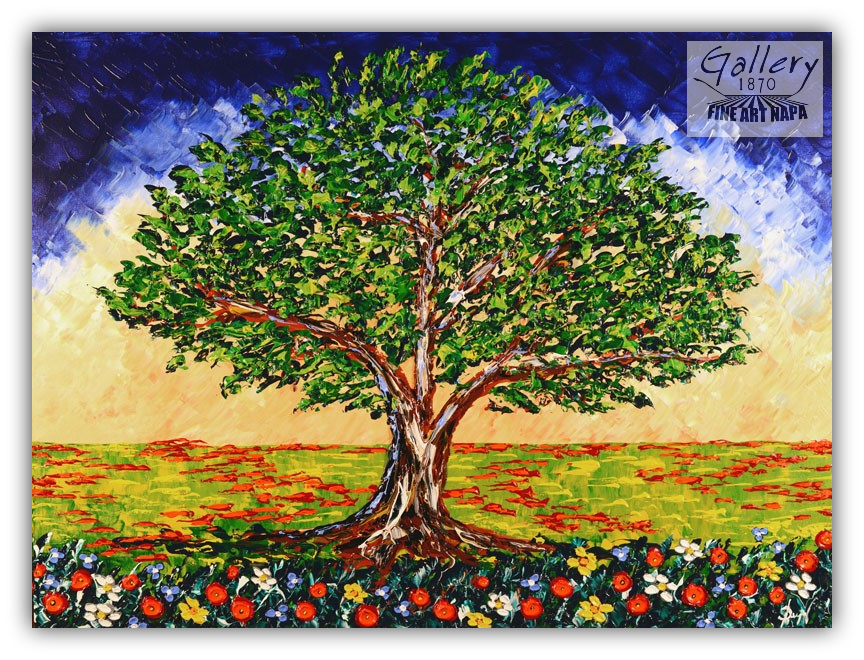 Meadow of the Grand Oak 36x48" original