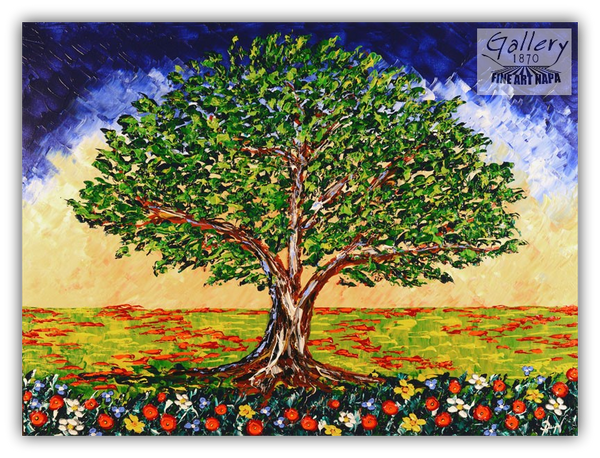 Meadow of the Grand Oak 36x48" original