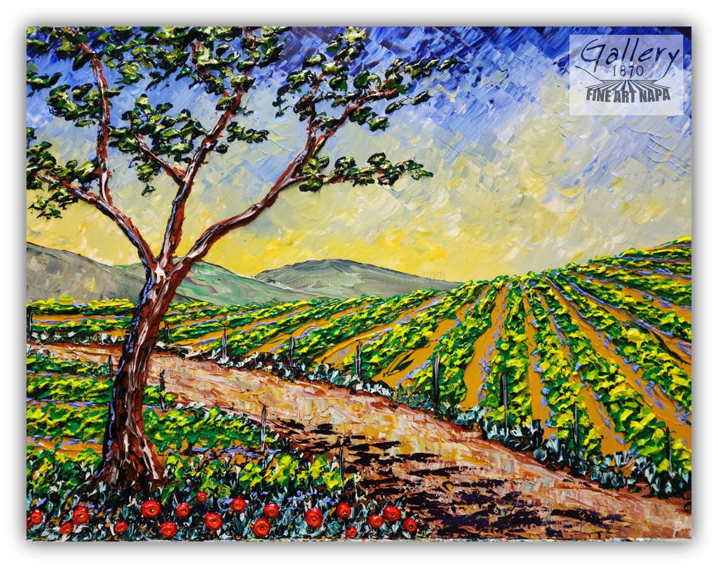 Summer Vines of Color 36x48" original