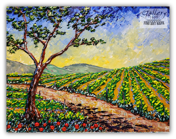 Summer Vines of Color 36x48" original