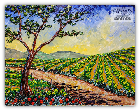 Summer Vines of Color 36x48" original