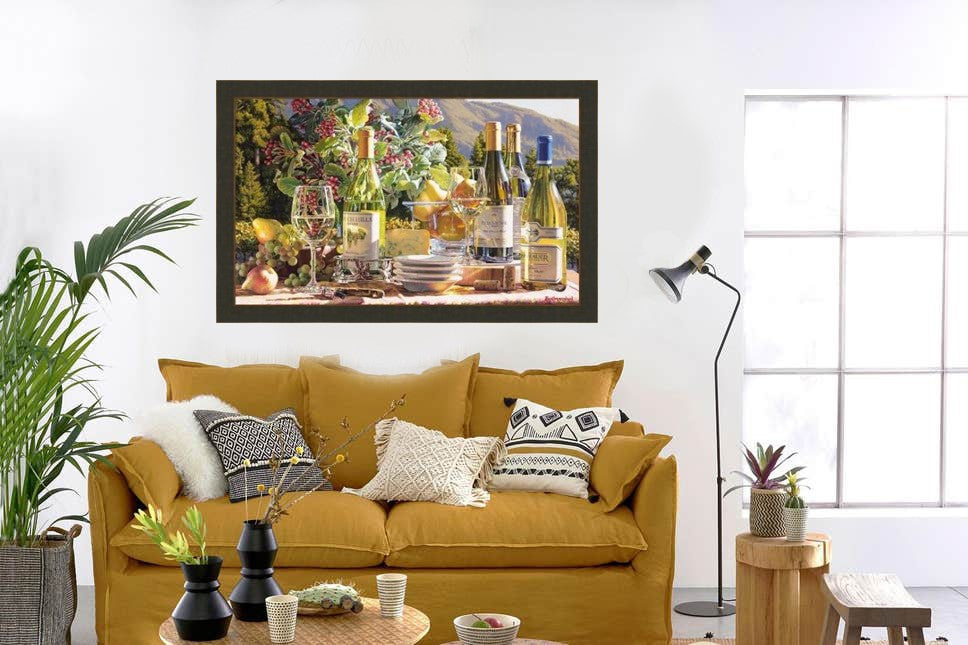 Wine country watercolor Gold Rush by Eric Christensen available at Gallery 1870 Fine Art Napa