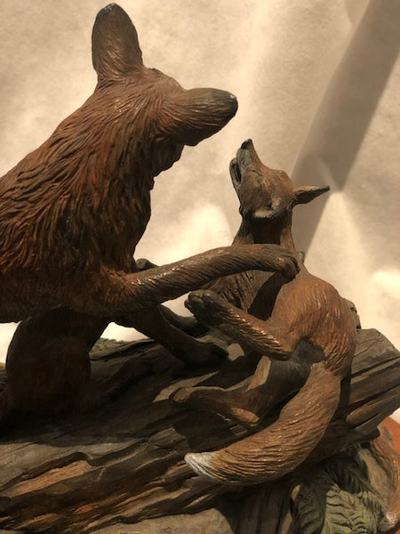 Foxy Lady bronze sculpture