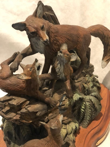 Foxy Lady bronze sculpture