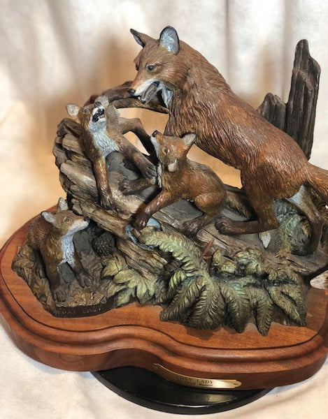 Foxy Lady bronze sculpture