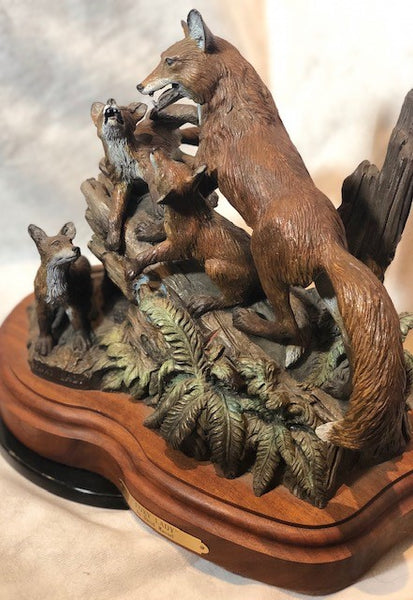 Foxy Lady bronze sculpture