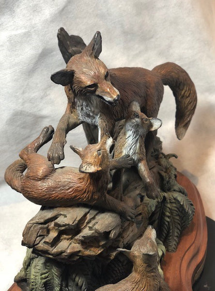 Foxy Lady bronze sculpture