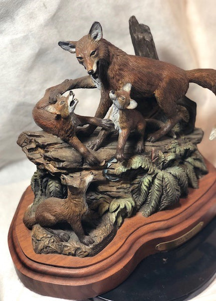 Foxy Lady bronze sculpture