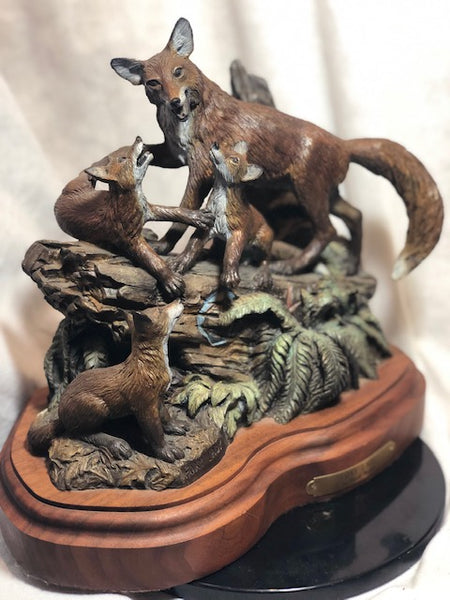 Foxy Lady bronze sculpture