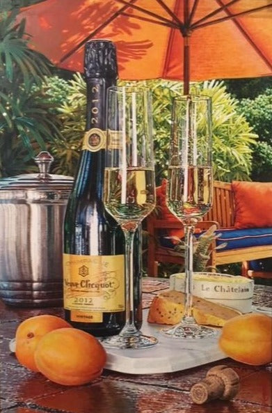 French Connection 23.5 x 16.5" Original Watercolor