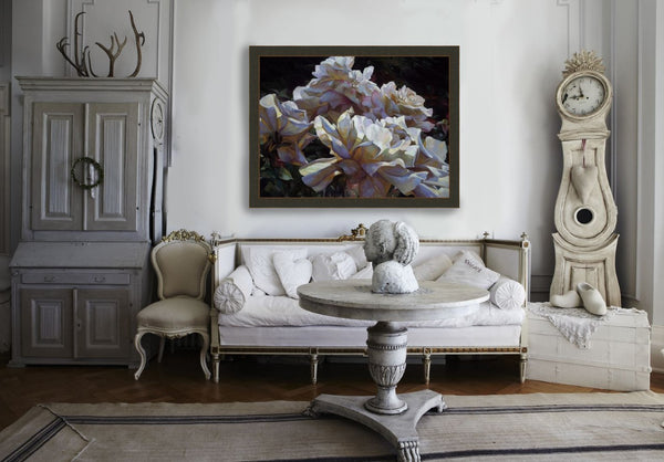 White Roses by Leon Roulette available at Gallery 1870